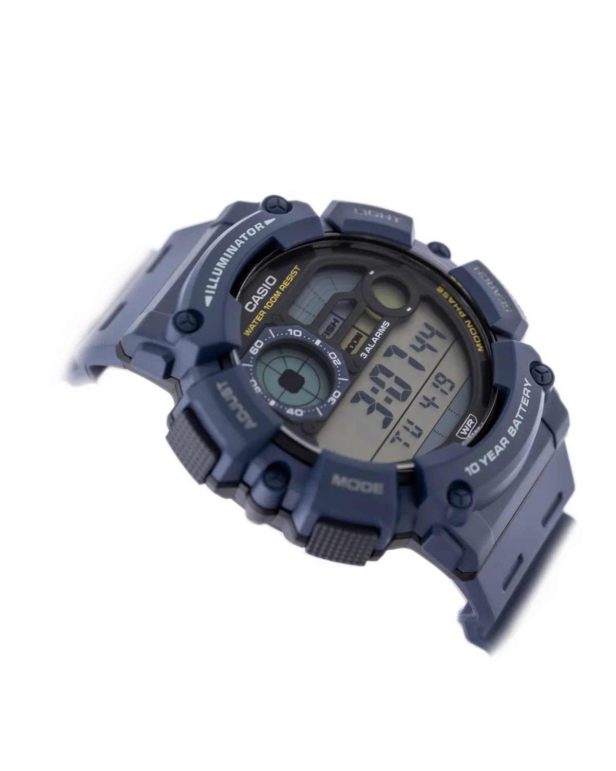 ZEGAREK MĘSKI CASIO Digital Moonphase WS-1500H-2AVEF + BOX