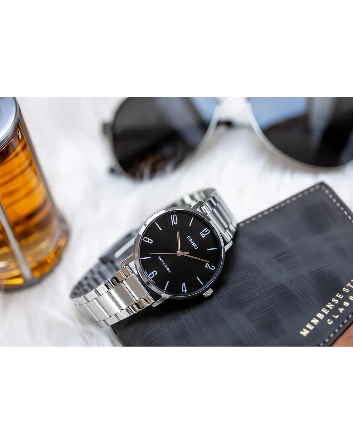 ZEGAREK MĘSKI CASIO  MTP-VT01D-1B2 (zd165i) + BOX