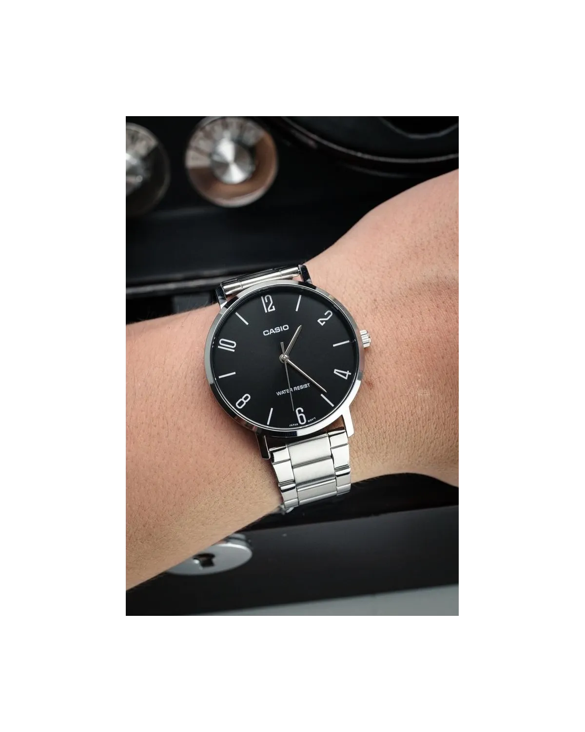 ZEGAREK MĘSKI CASIO  MTP-VT01D-1B2 (zd165i) + BOX