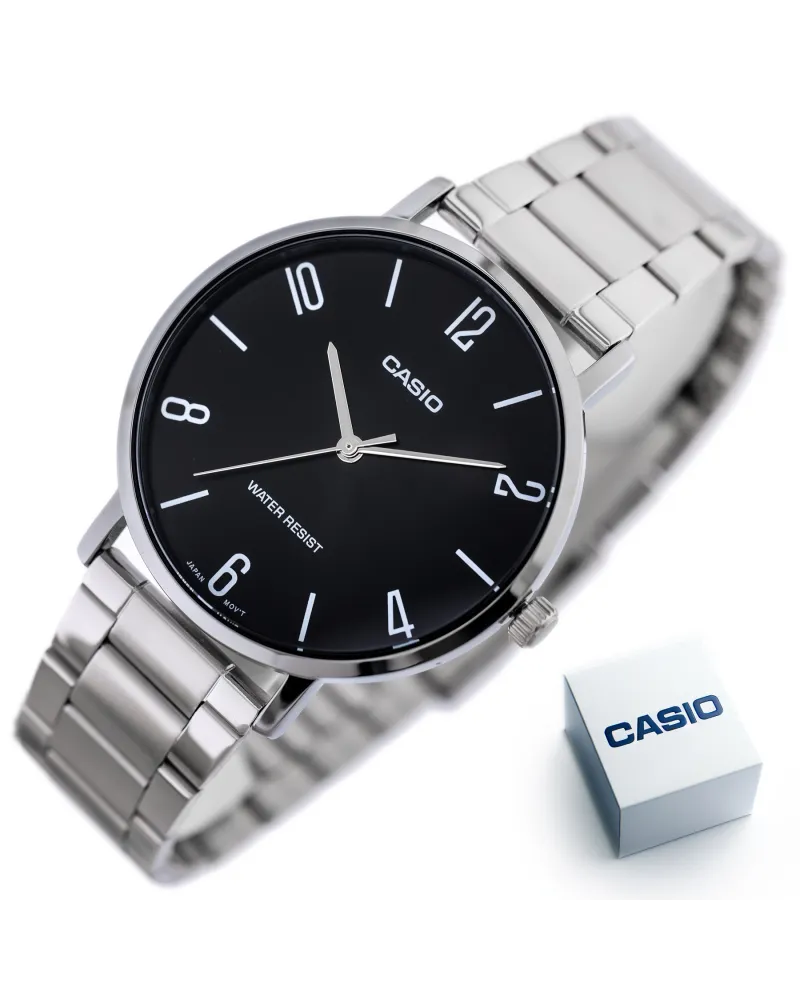 ZEGAREK MĘSKI CASIO  MTP-VT01D-1B2 (zd165i) + BOX