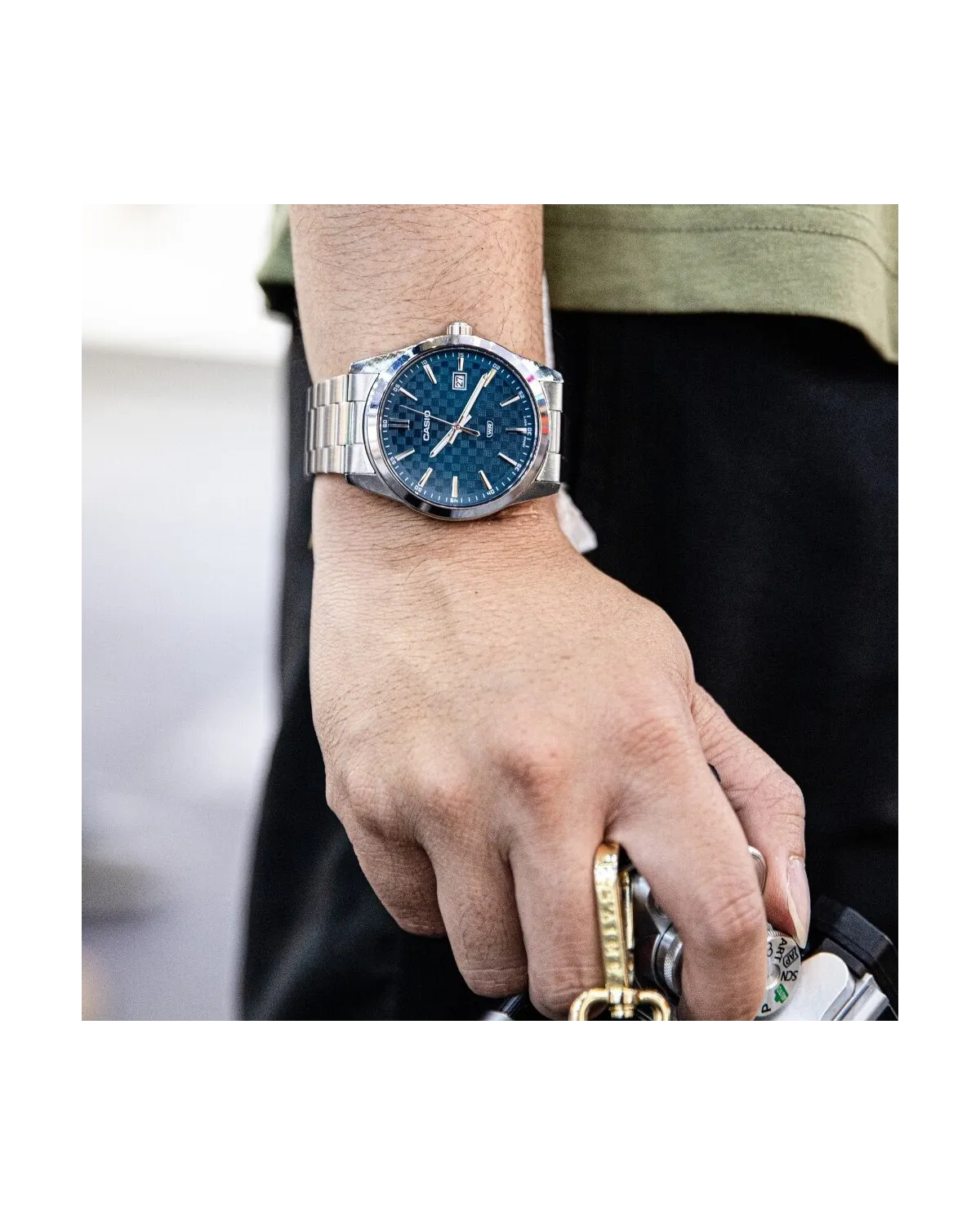 ZEGAREK MĘSKI CASIO MTP-VD03D-2A2 + BOX