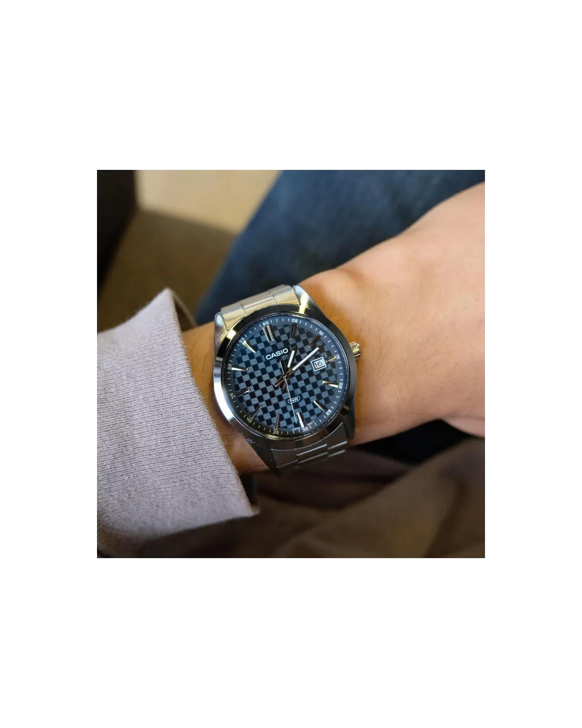 ZEGAREK MĘSKI CASIO MTP-VD03D-2A2 + BOX