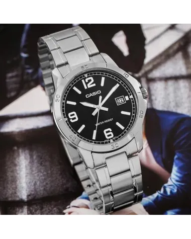 ZEGAREK MĘSKI CASIO MTP-V004D-1B2 (zd047f) + BOX ZEGAREK MĘSKI CASIO MTP-V004D-1B2 (zd047f) + BOX