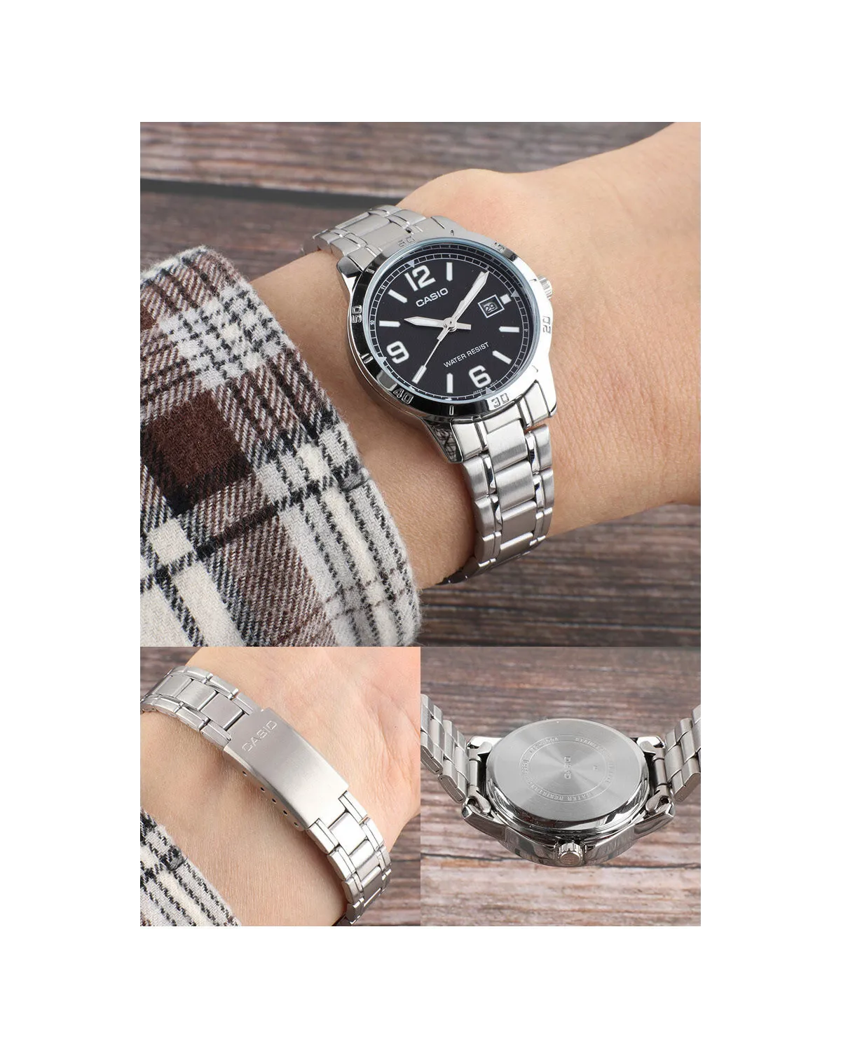 ZEGAREK MĘSKI CASIO MTP-V004D-1B2 (zd047f) + BOX ZEGAREK MĘSKI CASIO MTP-V004D-1B2 (zd047f) + BOX