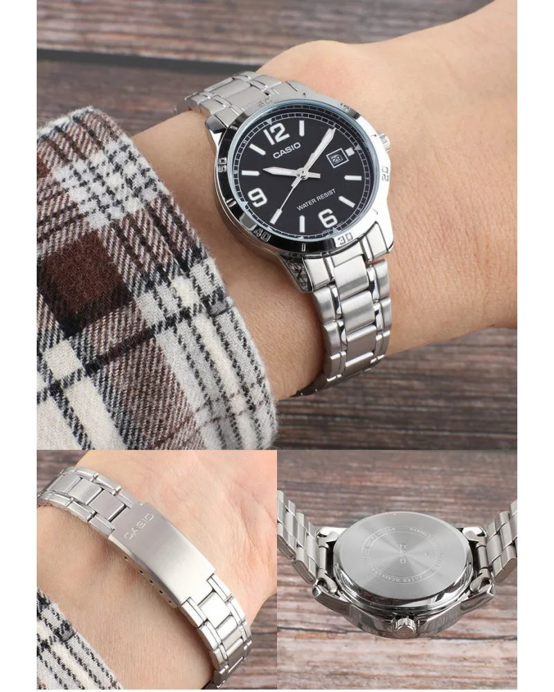 ZEGAREK MĘSKI CASIO MTP-V004D-1B2 (zd047f) + BOX ZEGAREK MĘSKI CASIO MTP-V004D-1B2 (zd047f) + BOX