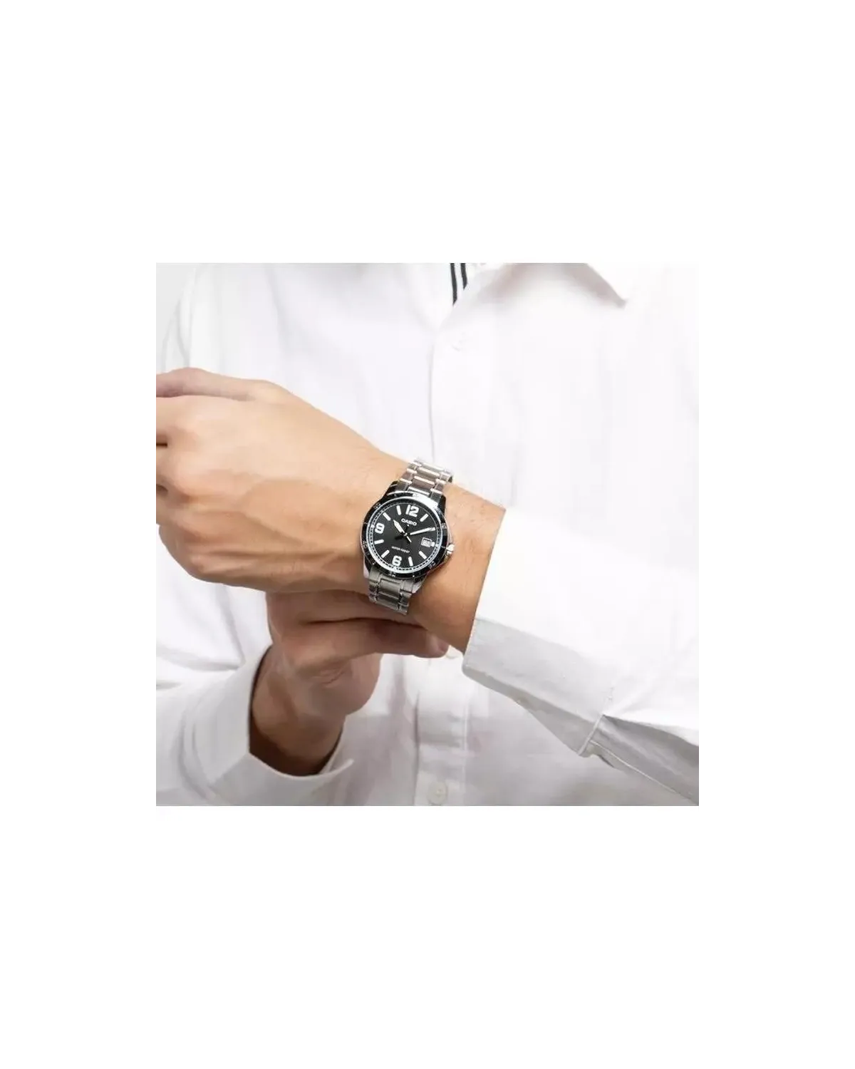 ZEGAREK MĘSKI CASIO MTP-V004D-1B2 (zd047f) + BOX ZEGAREK MĘSKI CASIO MTP-V004D-1B2 (zd047f) + BOX