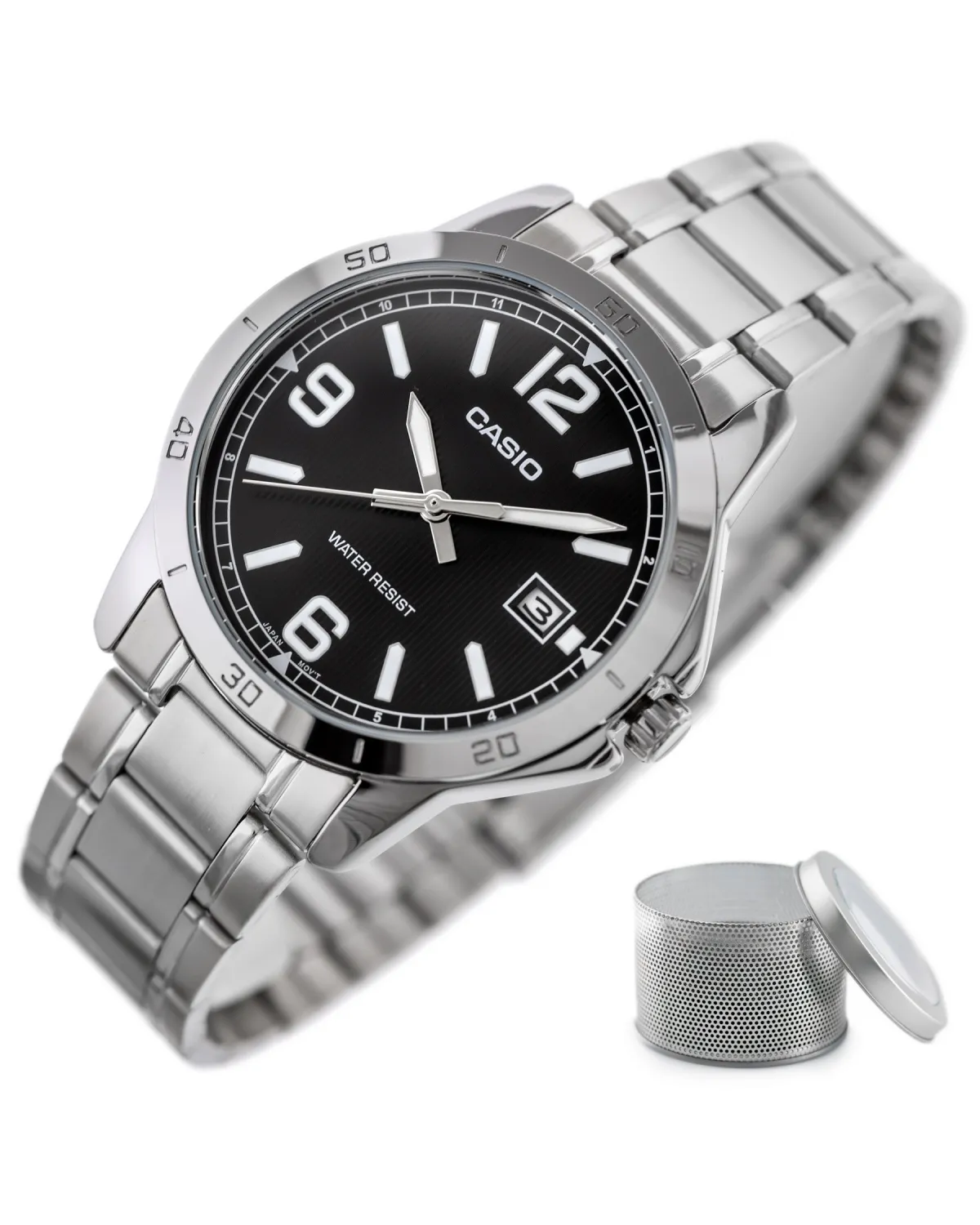 ZEGAREK MĘSKI CASIO MTP-V004D-1B2 (zd047f) + BOX ZEGAREK MĘSKI CASIO MTP-V004D-1B2 (zd047f) + BOX
