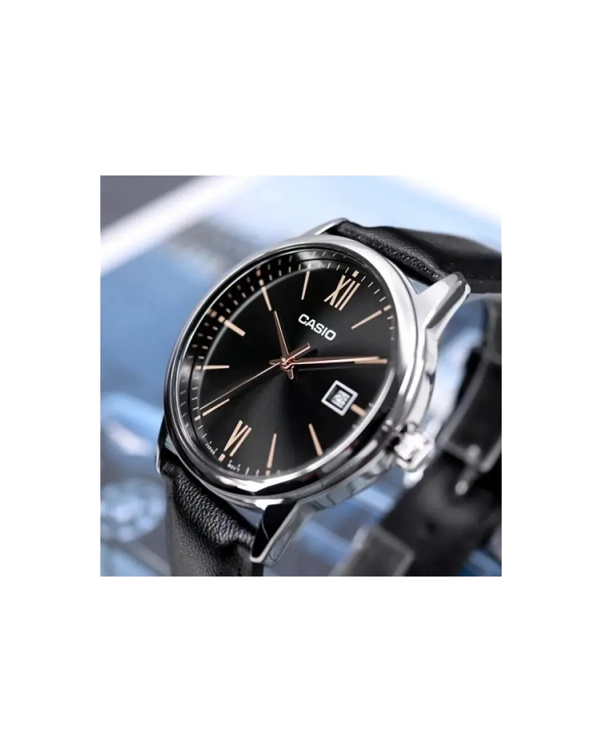 ZEGAREK MĘSKI CASIO MTP-V002L-1B3 + BOX (zd224a) ZEGAREK MĘSKI CASIO MTP-V002L-1B3 + BOX (zd224a)