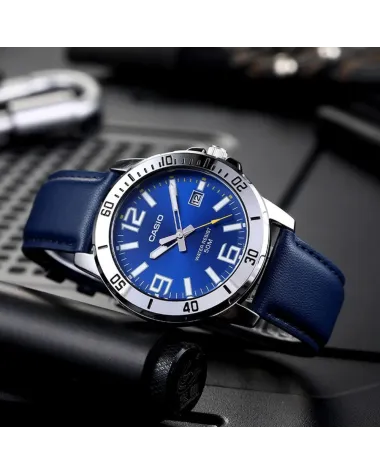 ZEGAREK MĘSKI CASIO MTP-VD01L-2BV (zd169a) + BOX