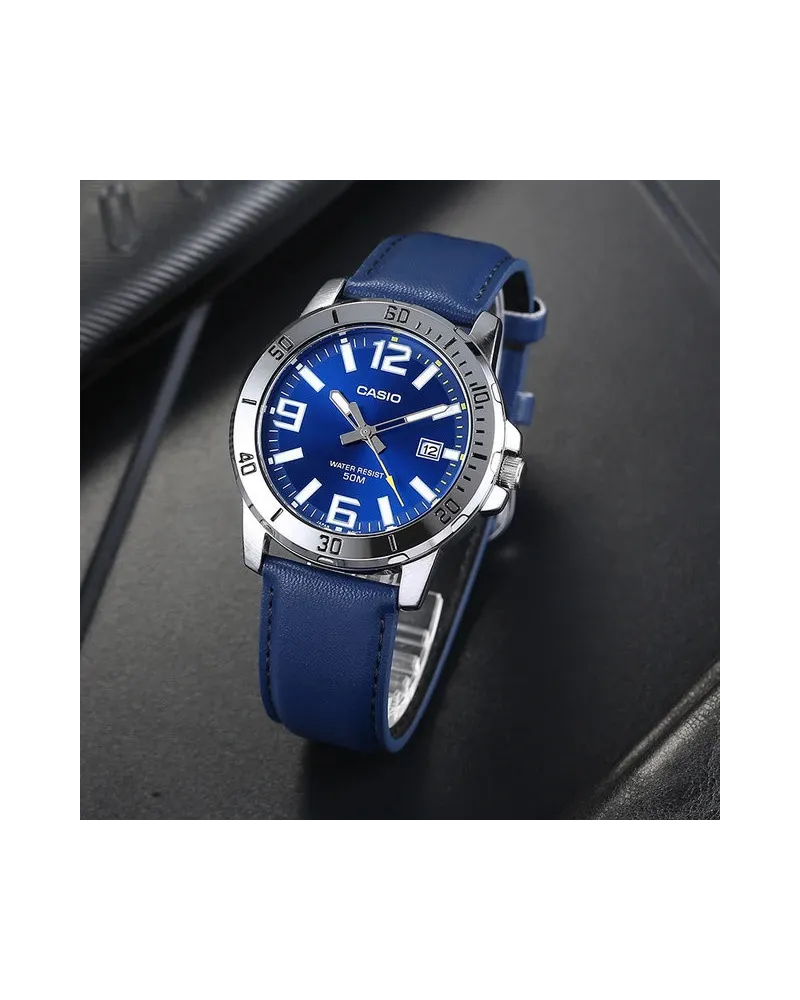 ZEGAREK MĘSKI CASIO MTP-VD01L-2BV (zd169a) + BOX