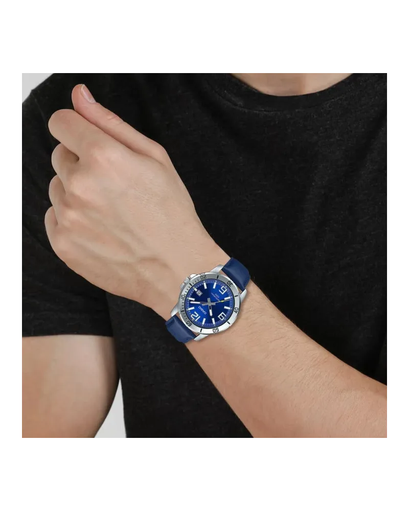 ZEGAREK MĘSKI CASIO MTP-VD01L-2BV (zd169a) + BOX