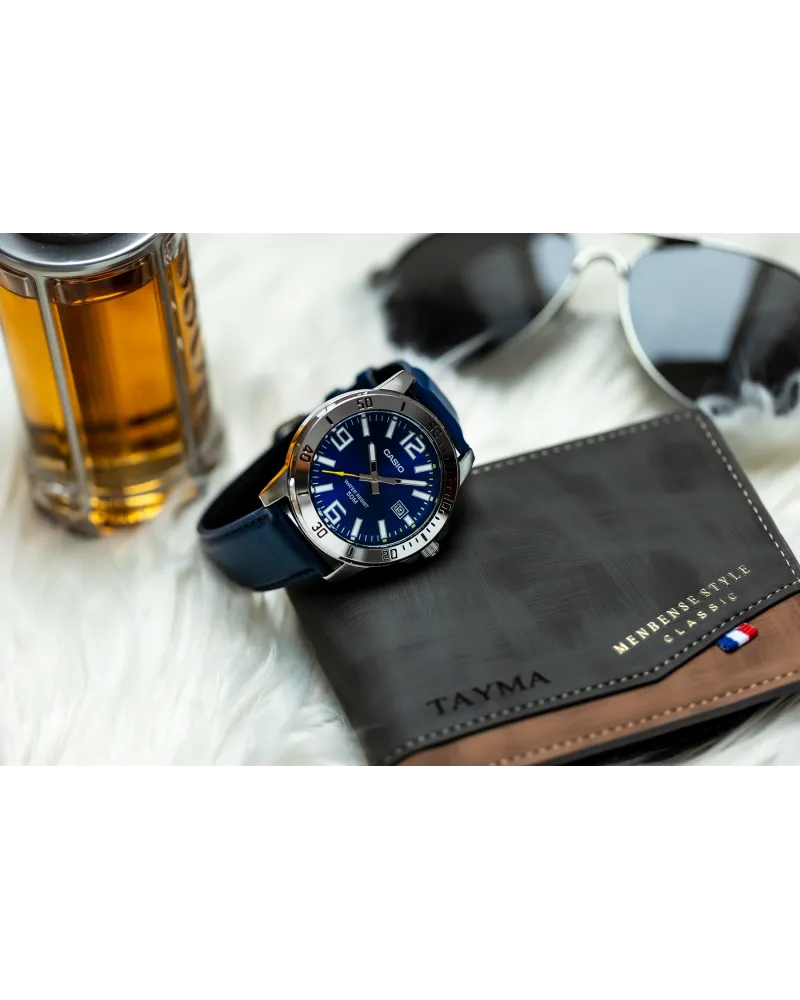 ZEGAREK MĘSKI CASIO MTP-VD01L-2BV (zd169a) + BOX