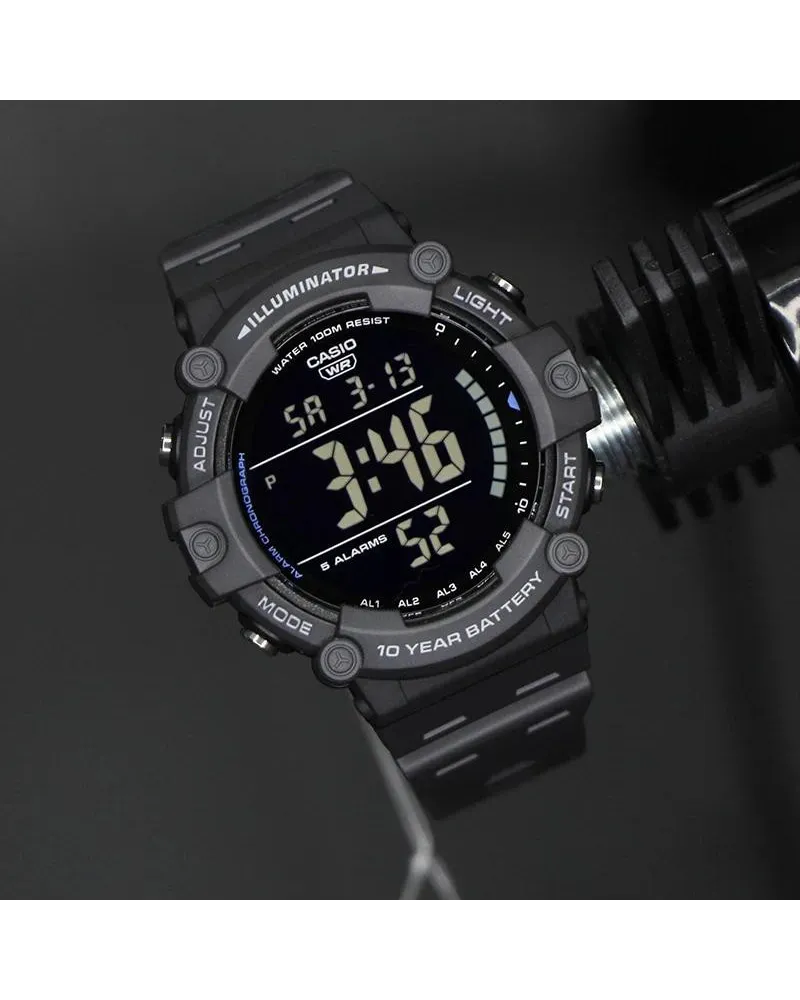 ZEGAREK MĘSKI CASIO SPORT ILLUMINATOR AE-1500WH-8B + BOX