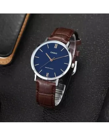 ZEGAREK MĘSKI CASIO MTP-VT01L-2B + BOX
