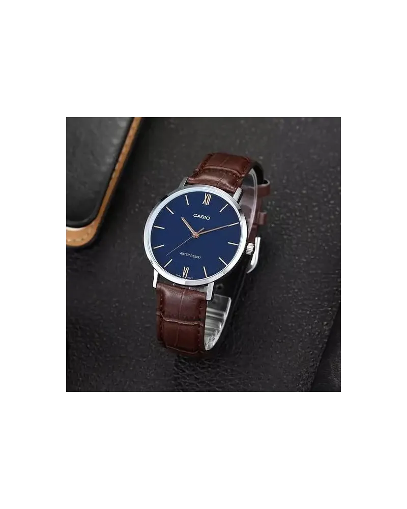 ZEGAREK MĘSKI CASIO MTP-VT01L-2B + BOX