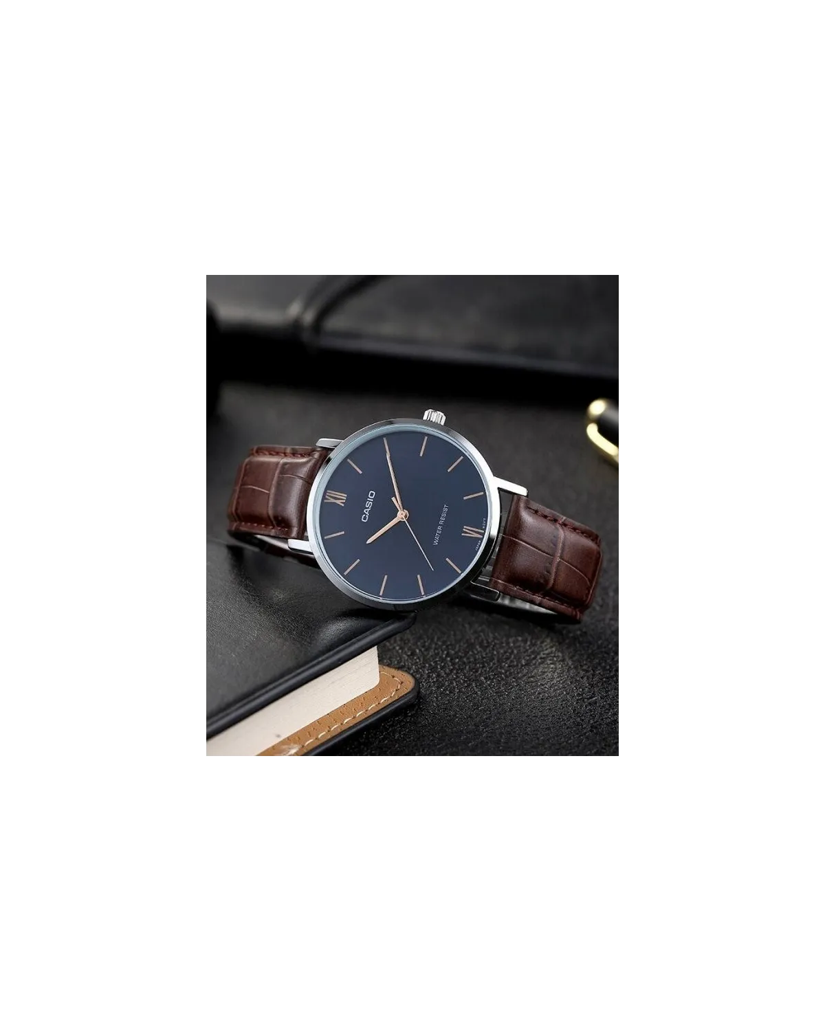 ZEGAREK MĘSKI CASIO MTP-VT01L-2B + BOX