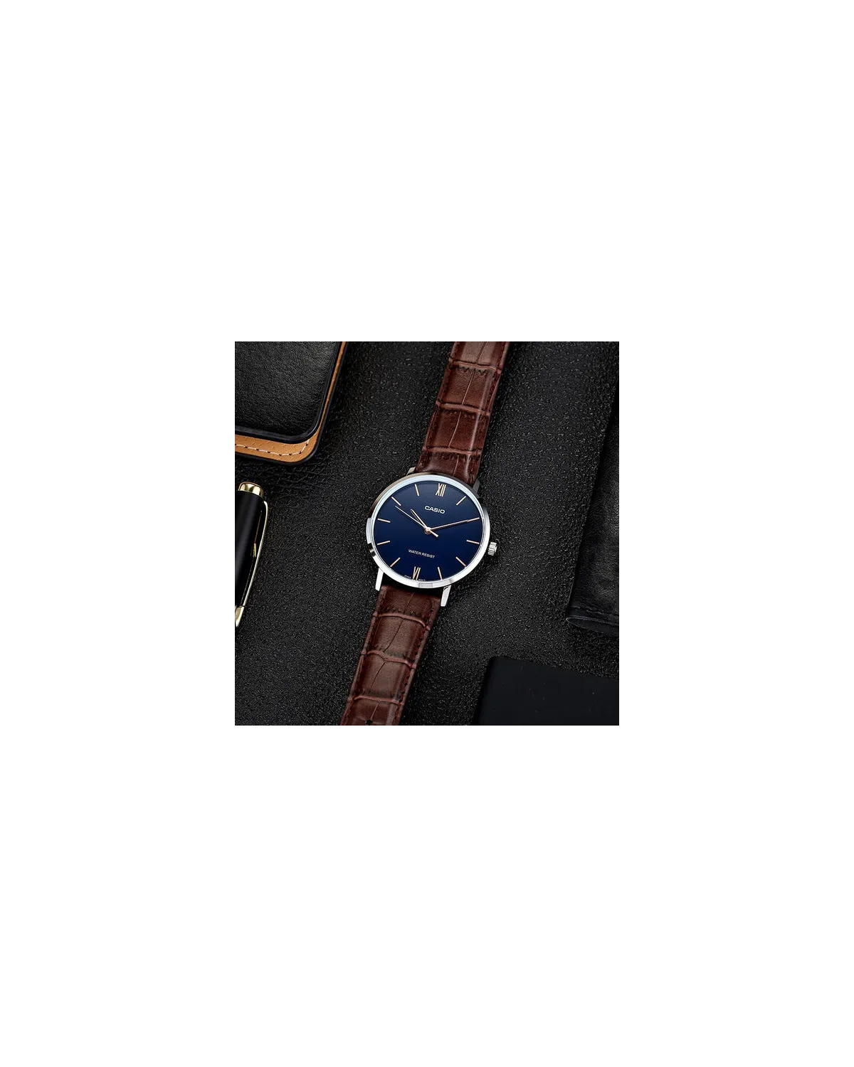 ZEGAREK MĘSKI CASIO MTP-VT01L-2B + BOX