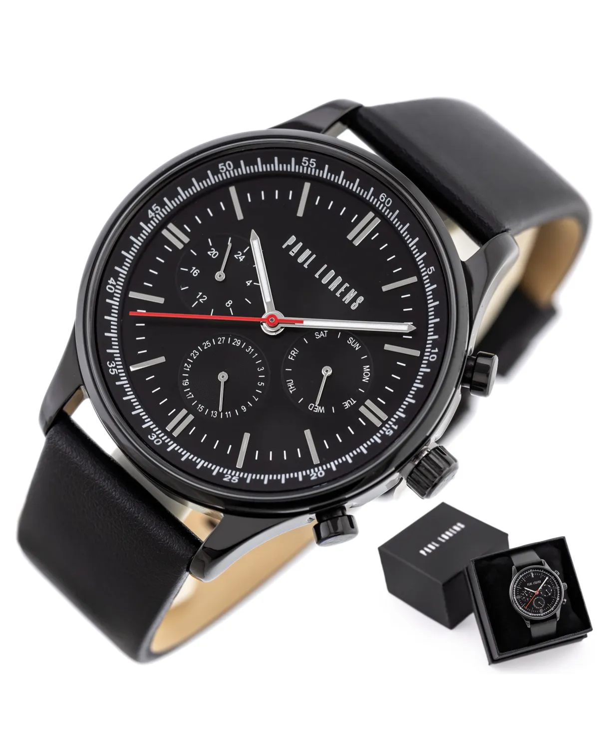 ZEGAREK MĘSKI PAUL LORENS - PL10602A2-1A3 (zg362b) + BOX