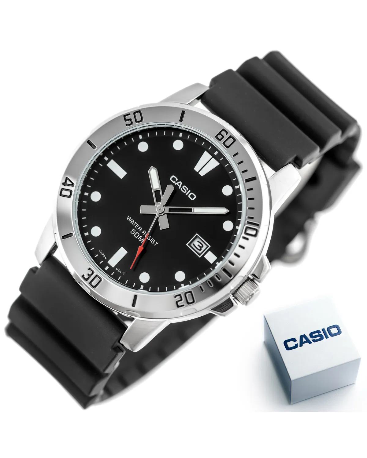 ZEGAREK MĘSKI CASIO MTP-VD01-1E (zd169g) + BOX ZEGAREK MĘSKI CASIO MTP-VD01-1E (zd169g) + BOX