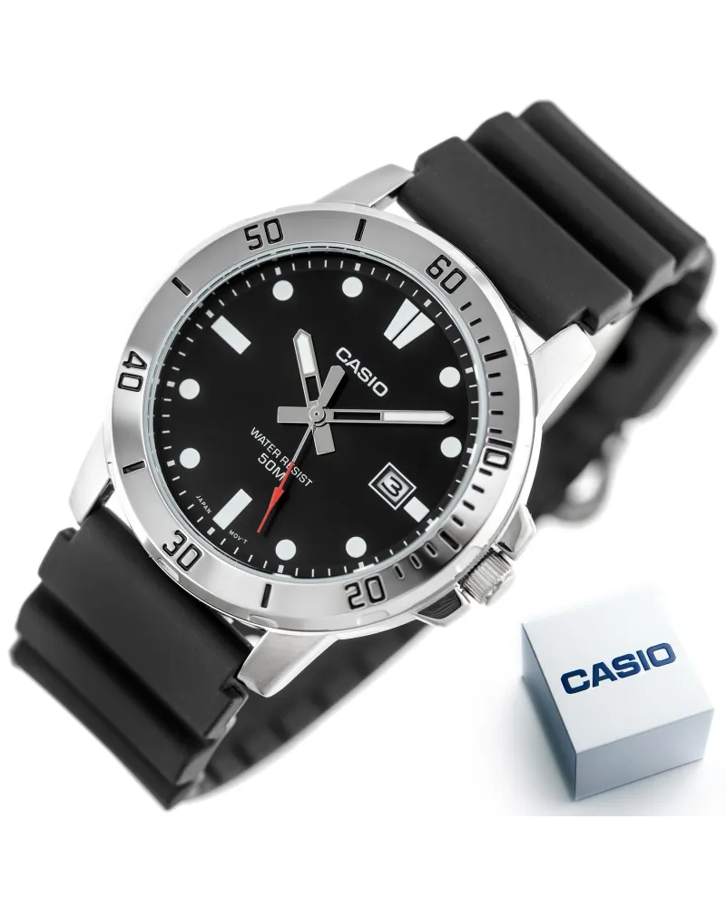 ZEGAREK MĘSKI CASIO MTP-VD01-1E (zd169g) + BOX ZEGAREK MĘSKI CASIO MTP-VD01-1E (zd169g) + BOX