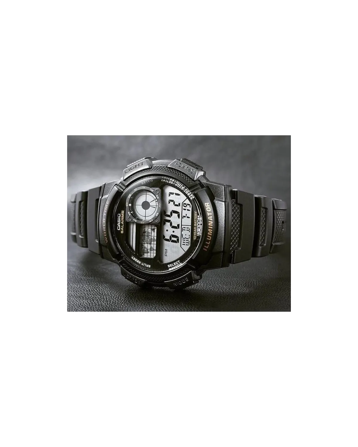 ZEGAREK MĘSKI CASIO AE-1000W-1AV - WORLD TIME + BOX ZEGAREK MĘSKI CASIO AE-1000W-1AV - WORLD TIME + BOX