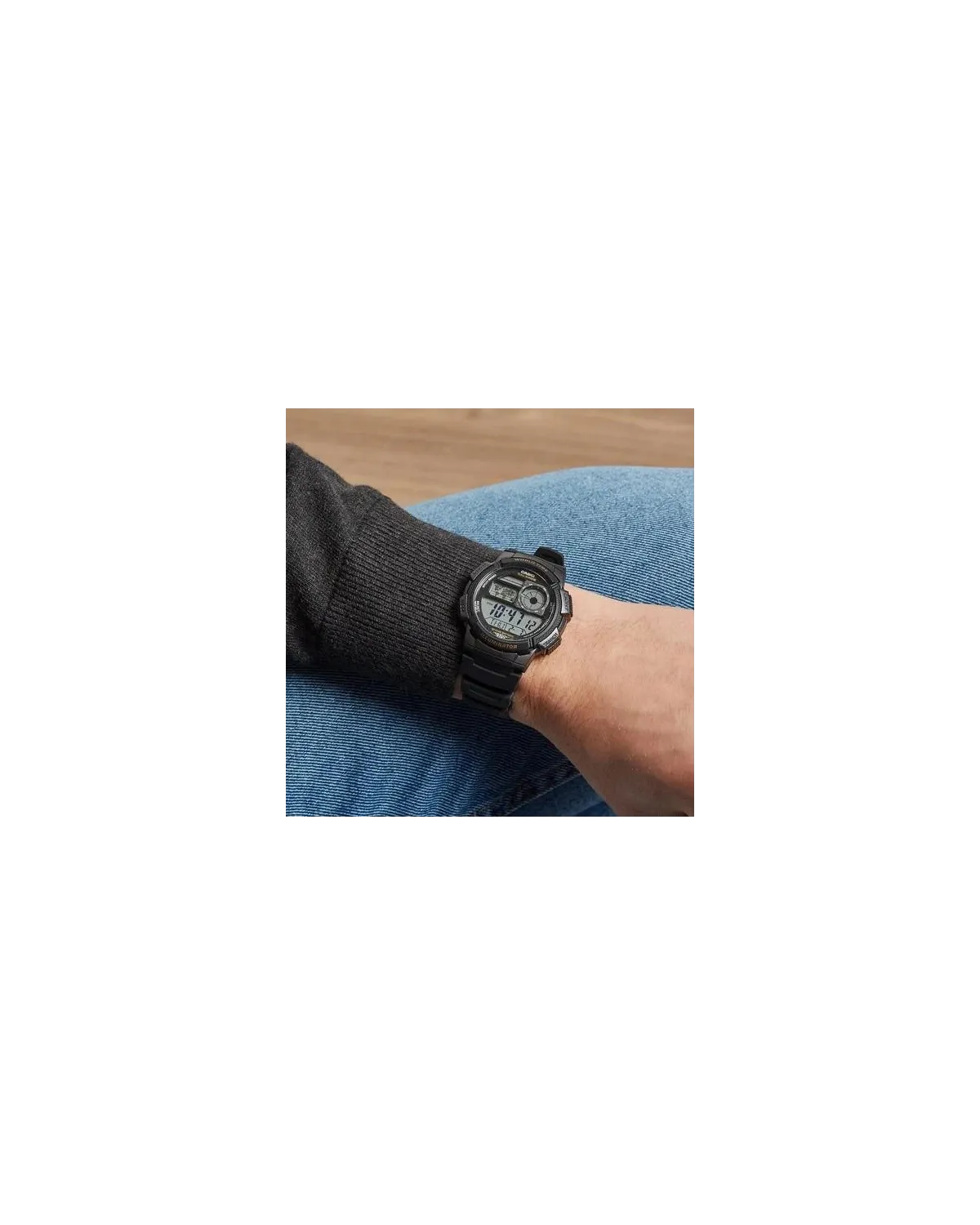 ZEGAREK MĘSKI CASIO AE-1000W-1AV - WORLD TIME + BOX ZEGAREK MĘSKI CASIO AE-1000W-1AV - WORLD TIME + BOX