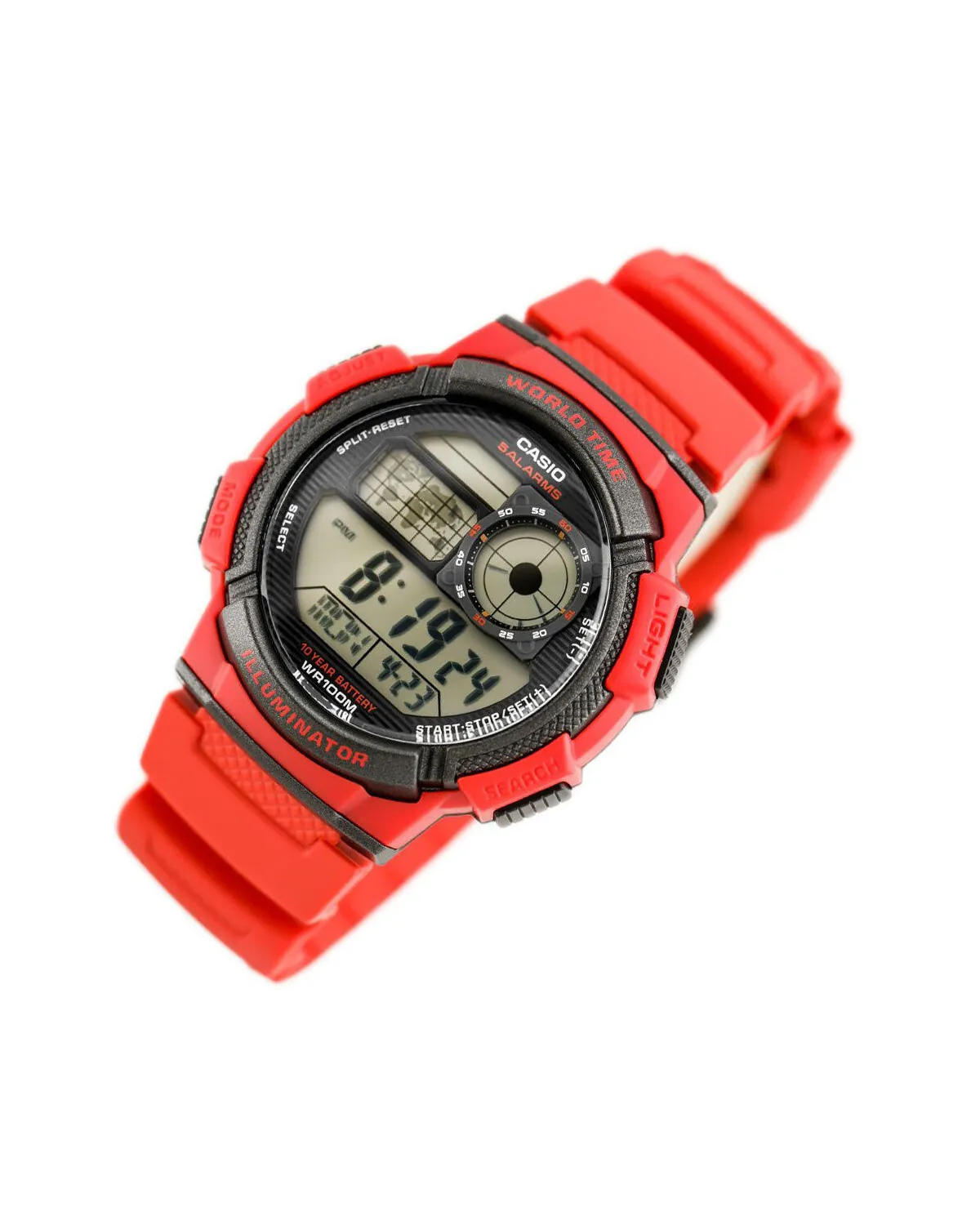 ZEGAREK MĘSKI CASIO AE-1000W 4AV (zd073c) - WORLD TIME + BOX