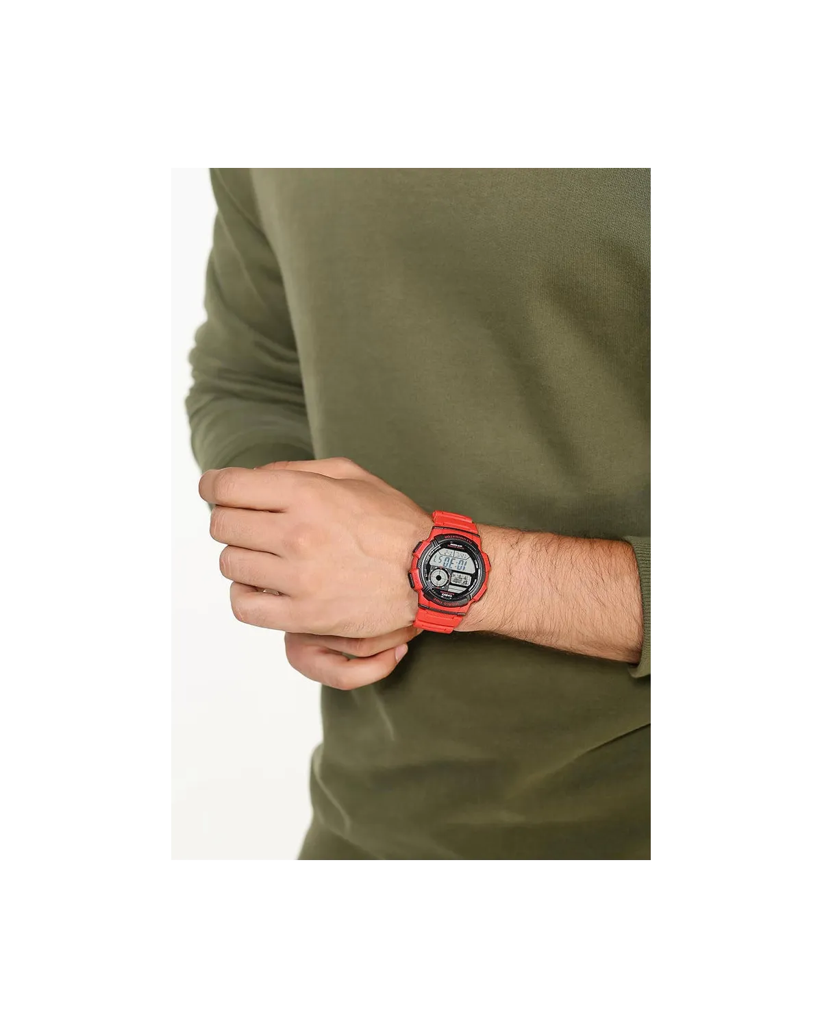 ZEGAREK MĘSKI CASIO AE-1000W 4AV (zd073c) - WORLD TIME + BOX