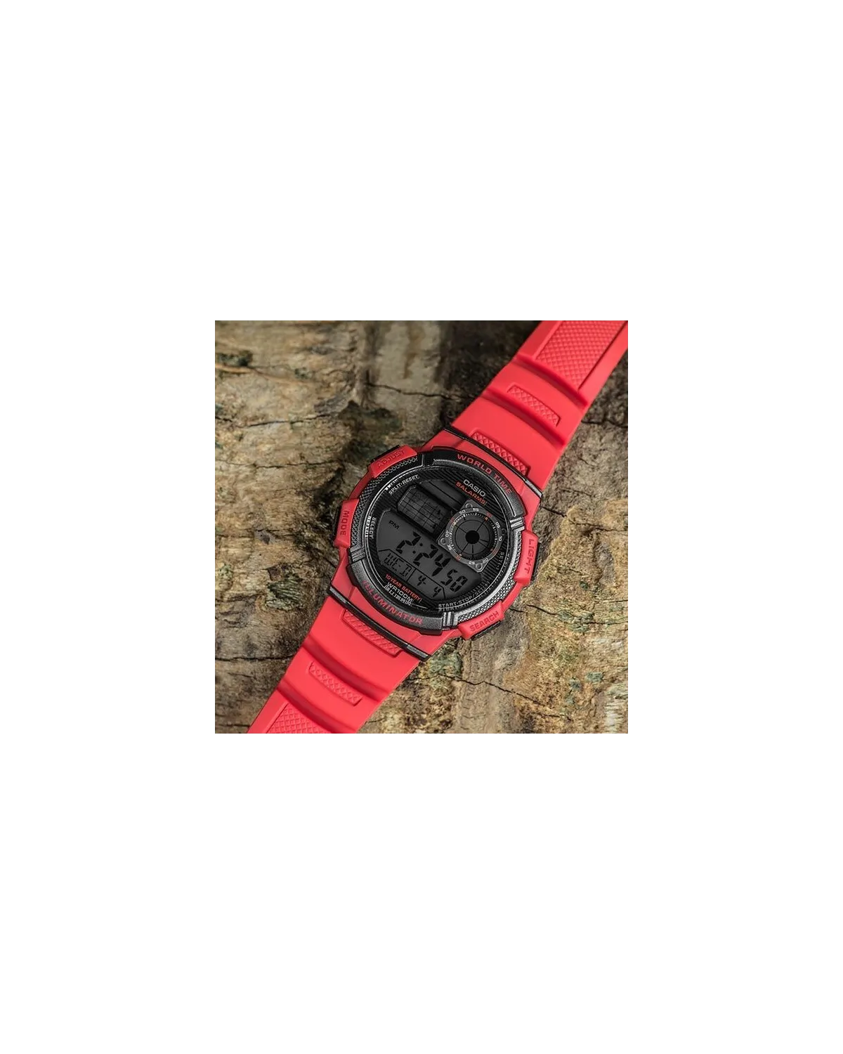 ZEGAREK MĘSKI CASIO AE-1000W 4AV (zd073c) - WORLD TIME + BOX