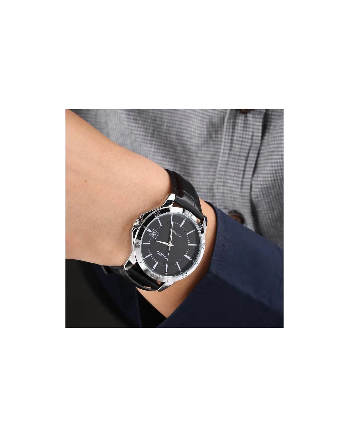 ZEGAREK MĘSKI CASIO MTP-V004L - 1A (zd046e) + BOX ZEGAREK MĘSKI CASIO MTP-V004L - 1A (zd046e) + BOX