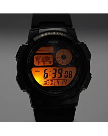 ZEGAREK MĘSKI CASIO AE-1000W 3AVDF (zd073b) - WORLD TIME + BOX ZEGAREK MĘSKI CASIO AE-1000W 3AVDF (zd073b) - WORLD TIME + BOX