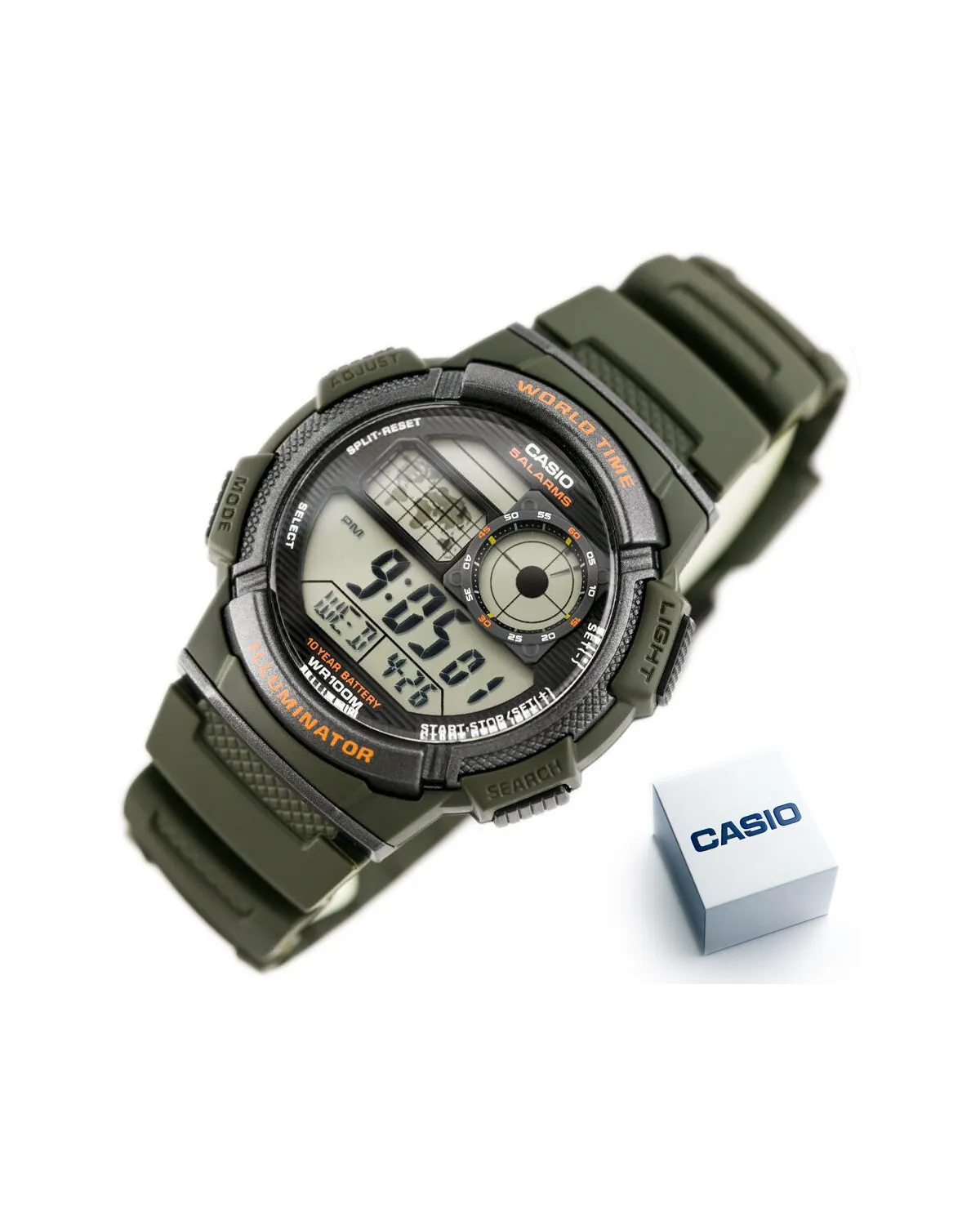 ZEGAREK MĘSKI CASIO AE-1000W 3AVDF (zd073b) - WORLD TIME + BOX ZEGAREK MĘSKI CASIO AE-1000W 3AVDF (zd073b) - WORLD TIME + BOX