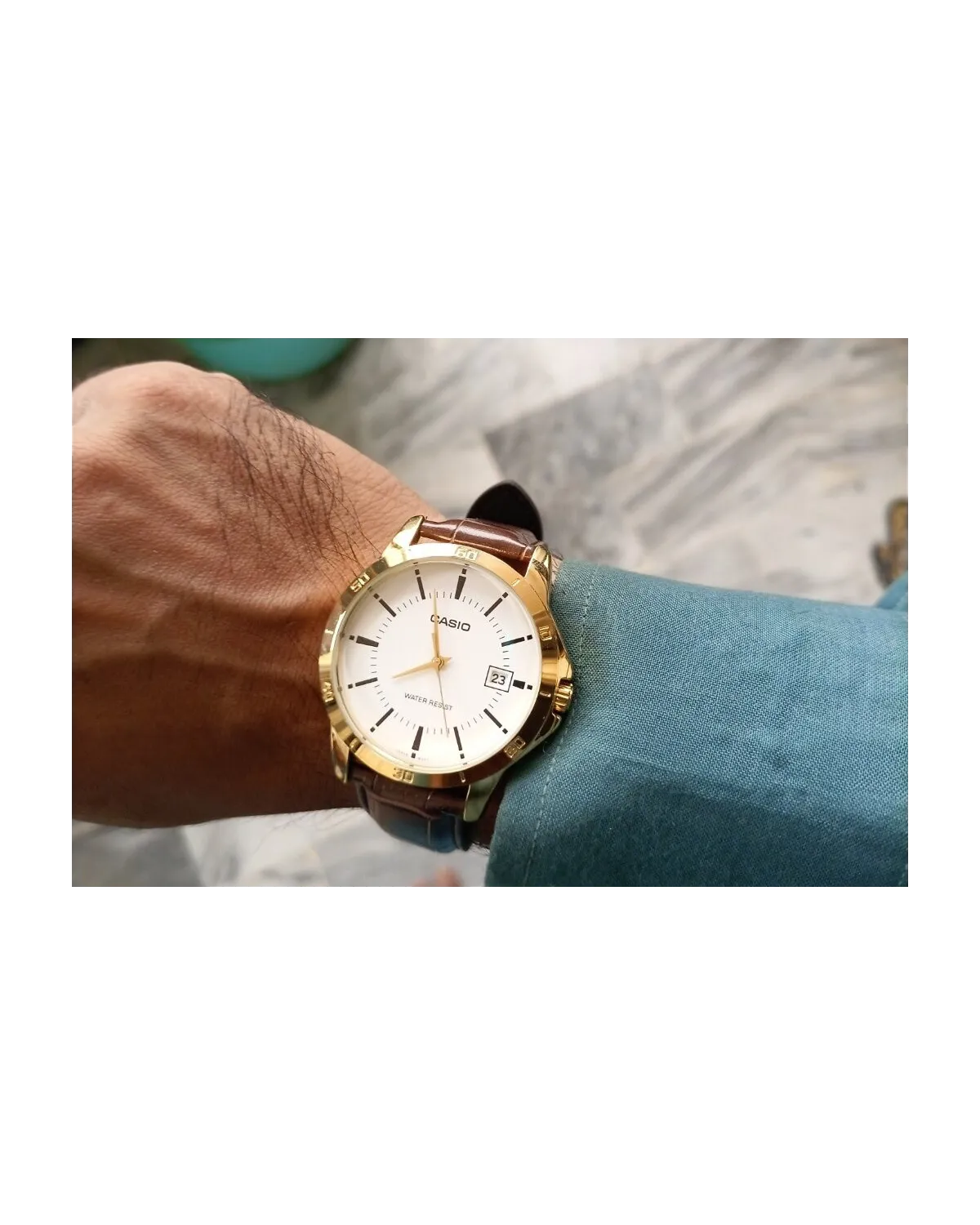 ZEGAREK MĘSKI CASIO MTP-V004GL-7A (zd046b) + BOX