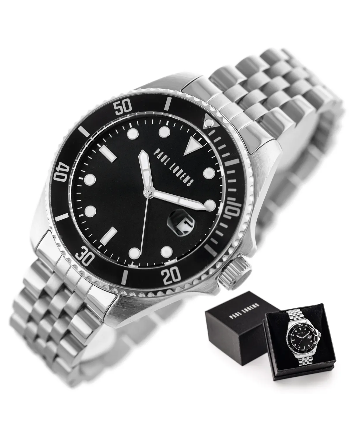 ZEGAREK MĘSKI PAUL LORENS - PL13030B-1C1 (zg350a) + BOX