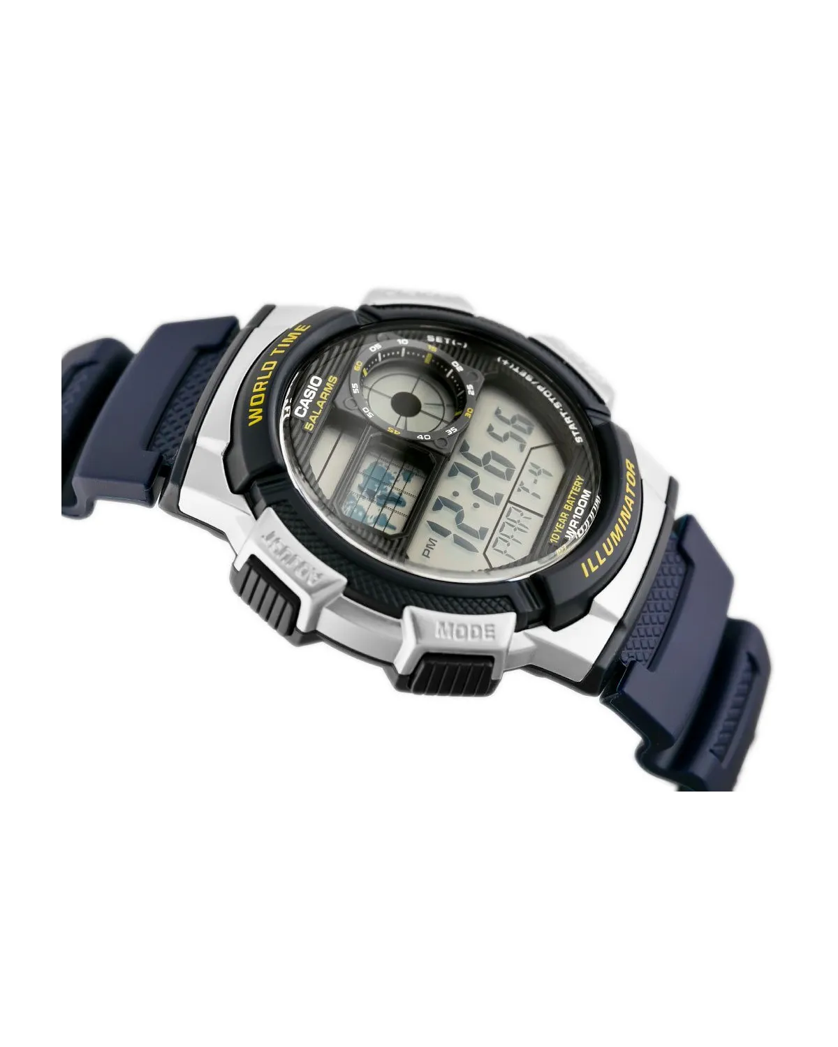 ZEGAREK MĘSKI CASIO AE-1000W 2AV (zd073e) - WORLD TIME + BOX ZEGAREK MĘSKI CASIO AE-1000W 2AV (zd073e) - WORLD TIME + BOX