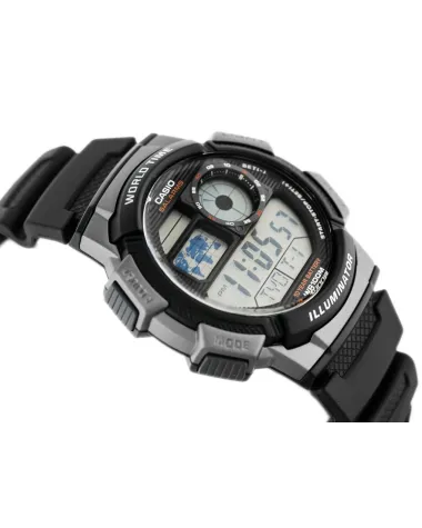 ZEGAREK MĘSKI CASIO AE-1000W 1BVDF (zd073g) - WORLD TIME + BOX