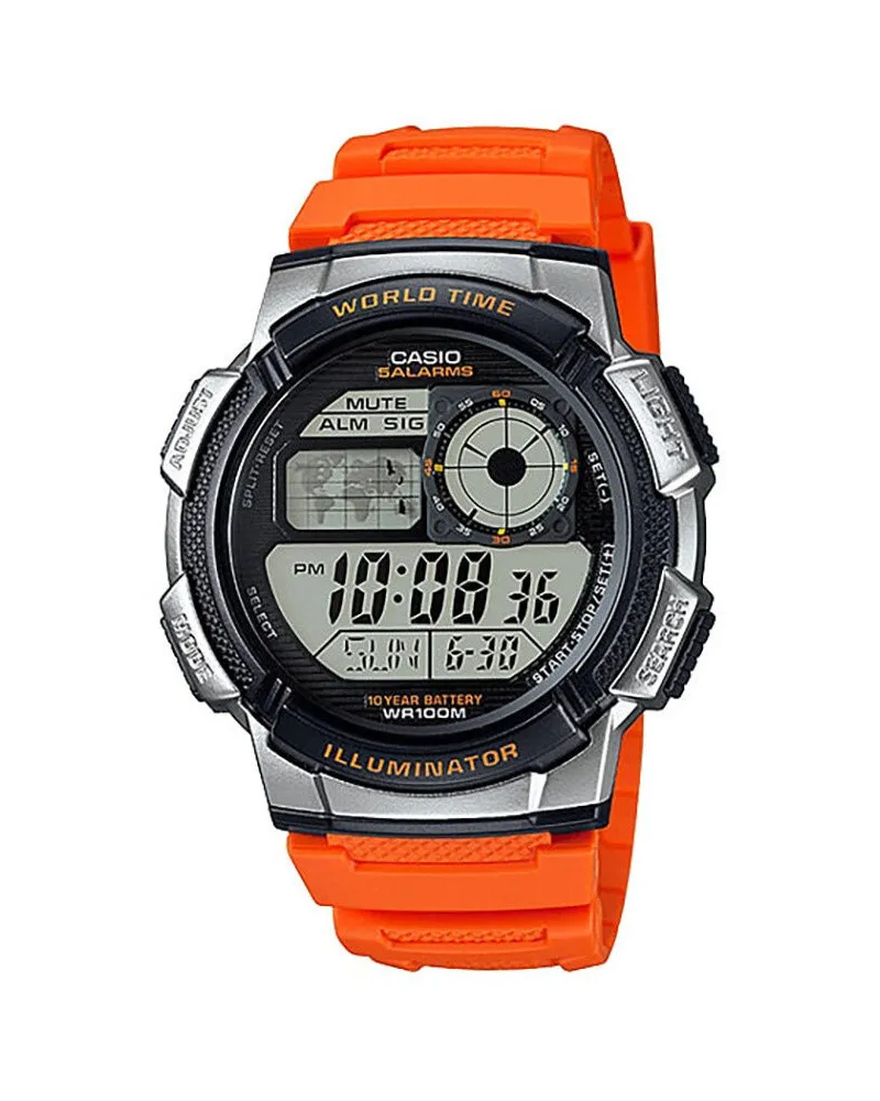 ZEGAREK MĘSKI CASIO AE-1000W 4BV (zd073d) - WORLD TIME + BOX ZEGAREK MĘSKI CASIO AE-1000W 4BV (zd073d) - WORLD TIME + BOX