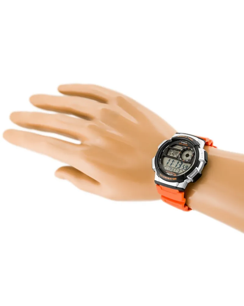 ZEGAREK MĘSKI CASIO AE-1000W 4BV (zd073d) - WORLD TIME + BOX ZEGAREK MĘSKI CASIO AE-1000W 4BV (zd073d) - WORLD TIME + BOX