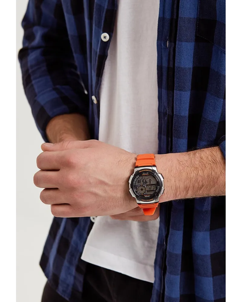 ZEGAREK MĘSKI CASIO AE-1000W 4BV (zd073d) - WORLD TIME + BOX ZEGAREK MĘSKI CASIO AE-1000W 4BV (zd073d) - WORLD TIME + BOX
