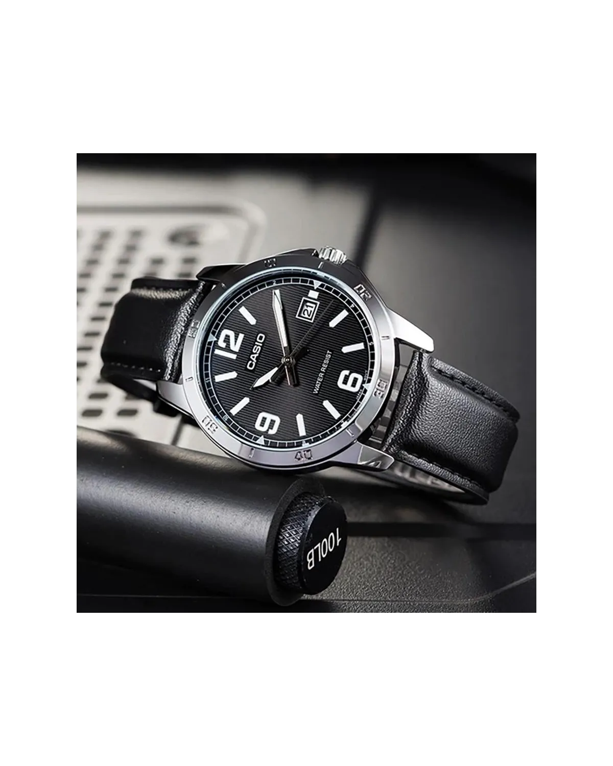 ZEGAREK MĘSKI CASIO MTP-V004L-1B + BOX (zd046g) ZEGAREK MĘSKI CASIO MTP-V004L-1B + BOX (zd046g)