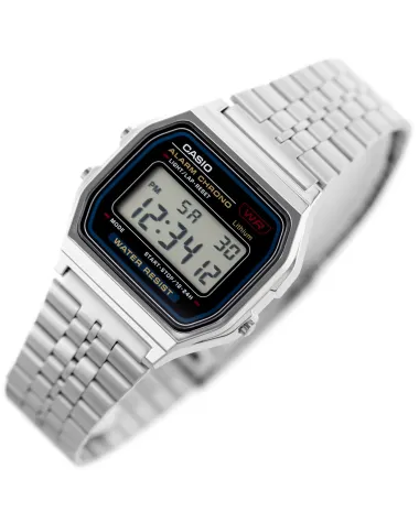 ZEGAREK MĘSKI CASIO A159W-N1DF - KLASYKA (zd168a) + BOX