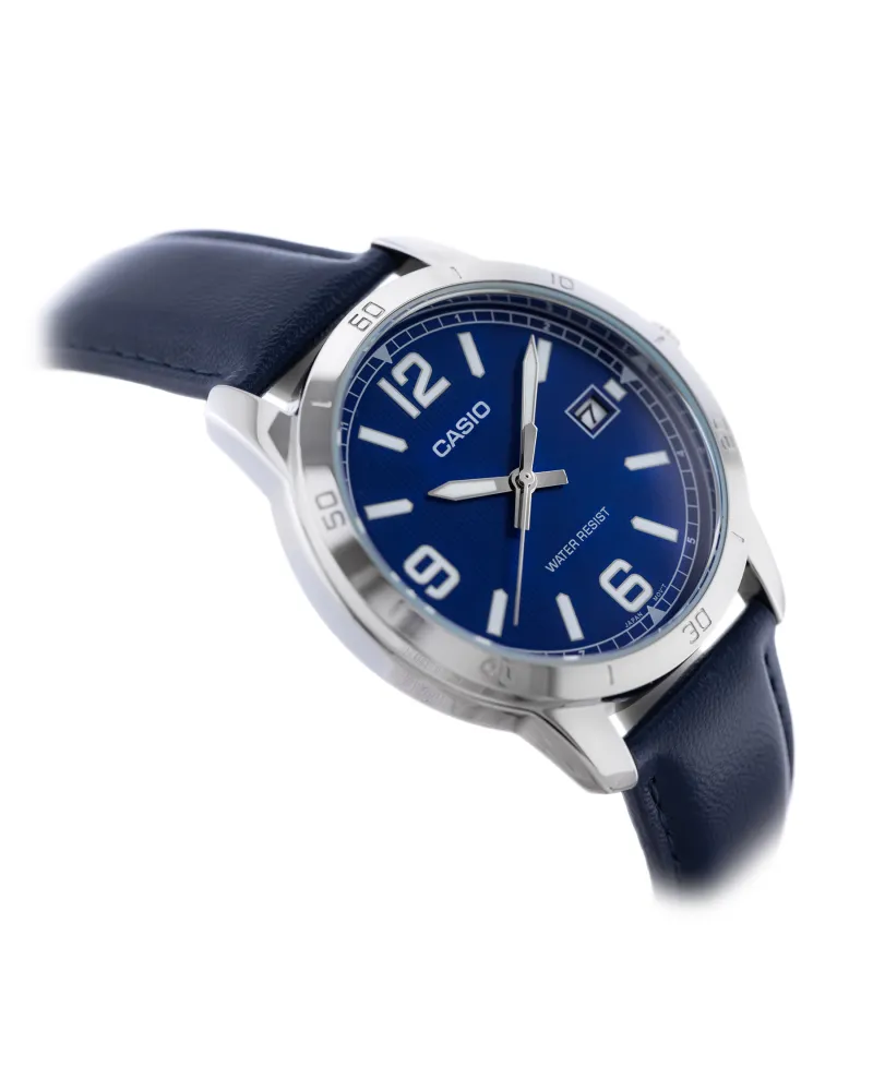 ZEGAREK MĘSKI CASIO MTP-V004L 2BUDF (zd046f) + BOX ZEGAREK MĘSKI CASIO MTP-V004L 2BUDF (zd046f) + BOX