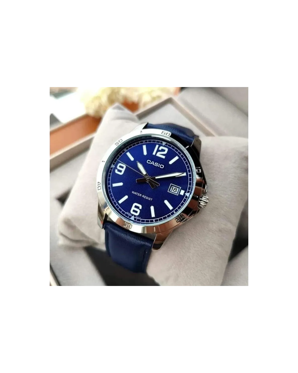 ZEGAREK MĘSKI CASIO MTP-V004L 2BUDF (zd046f) + BOX ZEGAREK MĘSKI CASIO MTP-V004L 2BUDF (zd046f) + BOX