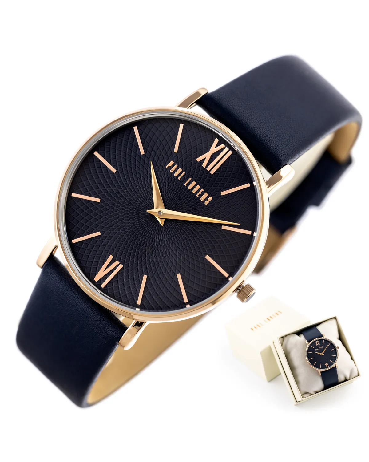 ZEGAREK UNISEX PAUL LORENS - PL11989A7-6F3 (zg519d) + BOX