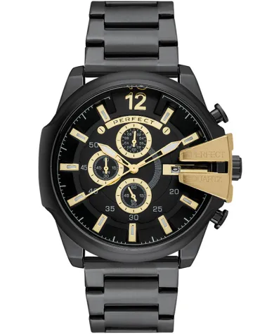 ZEGAREK MĘSKI PERFECT M513CH-07 - CHRONOGRAF (zp387a) + BOX