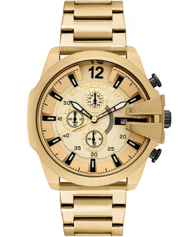 ZEGAREK MĘSKI PERFECT M513CH-05 - CHRONOGRAF (zp387d) + BOX