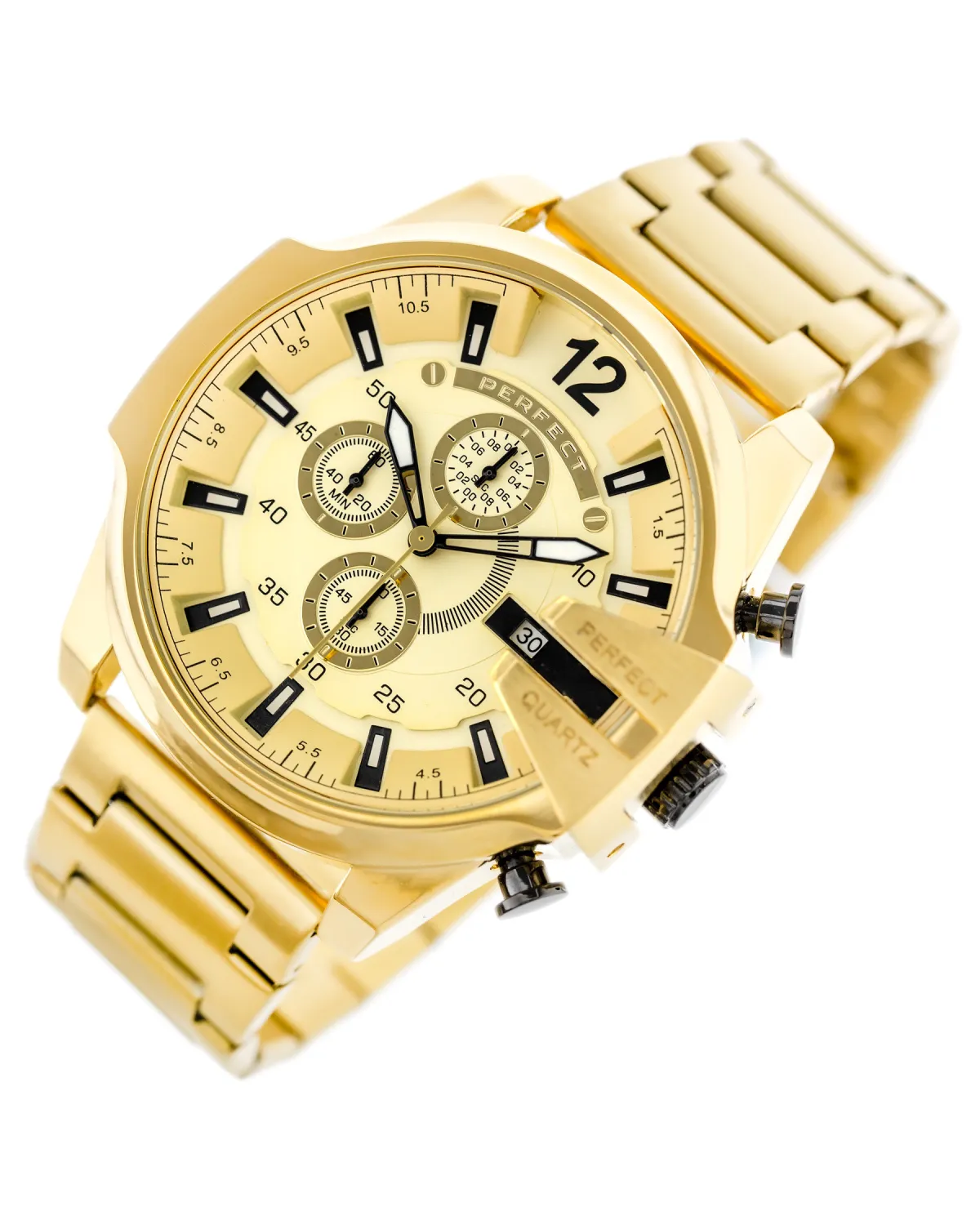 ZEGAREK MĘSKI PERFECT M513CH-05 - CHRONOGRAF (zp387d) + BOX