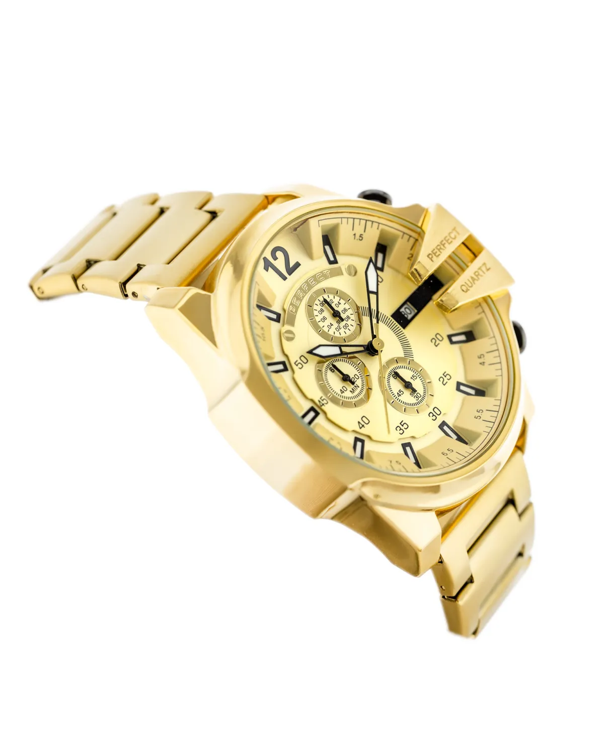 ZEGAREK MĘSKI PERFECT M513CH-05 - CHRONOGRAF (zp387d) + BOX