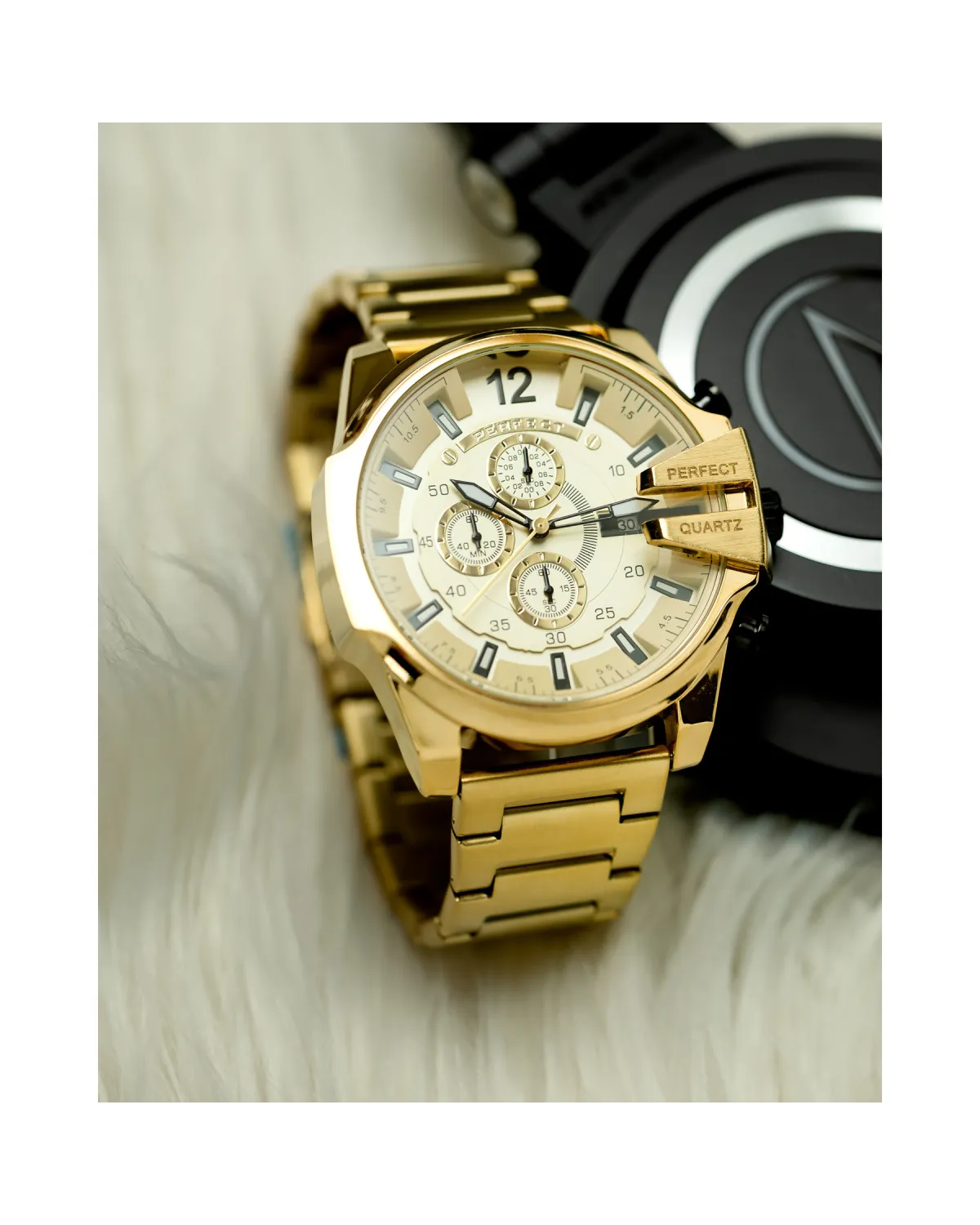 ZEGAREK MĘSKI PERFECT M513CH-05 - CHRONOGRAF (zp387d) + BOX