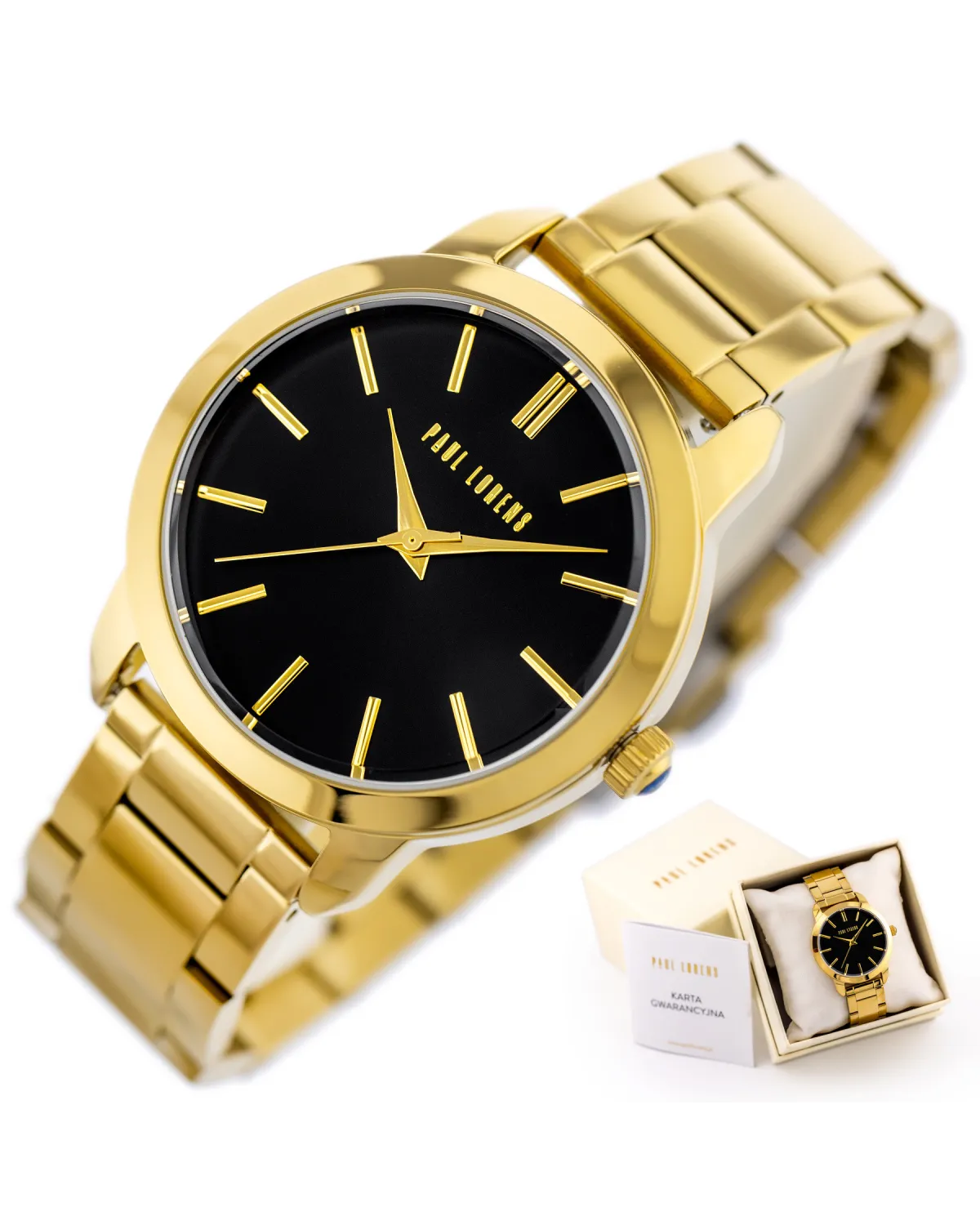 ZEGAREK DAMSKI PAUL LORENS - PL10659B-1D1 (zg547a) + BOX ZEGAREK DAMSKI PAUL LORENS - PL10659B-1D1 (zg547a) + BOX